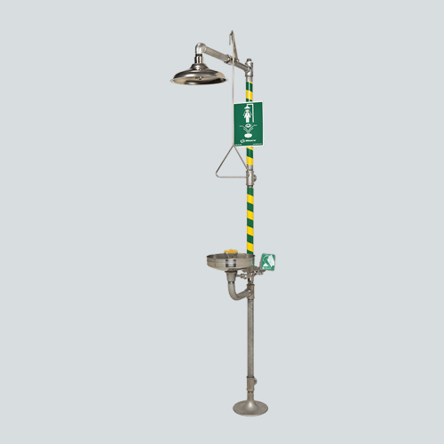Freestanding Emergency Shower – all stainless steel